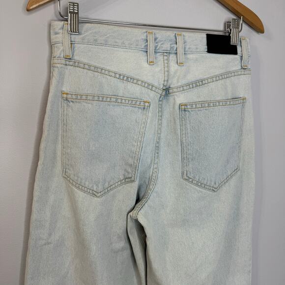 GOLDSIGN The Low Slung 90's Crop Jean High Rise Nichols Light Blue Sz. 26 - Picture 8 of 11